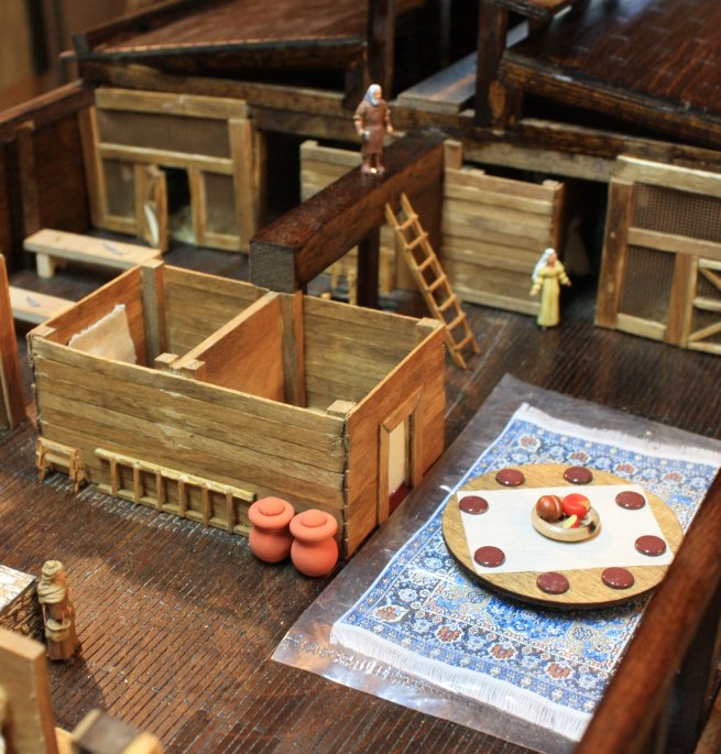 Family living quarters, aft aviaries and storage