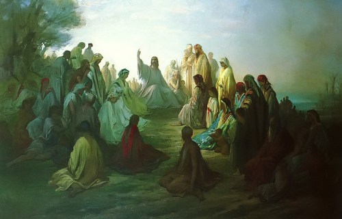 Jesus Preaching the Sermon on the Mount - Gustave Dore